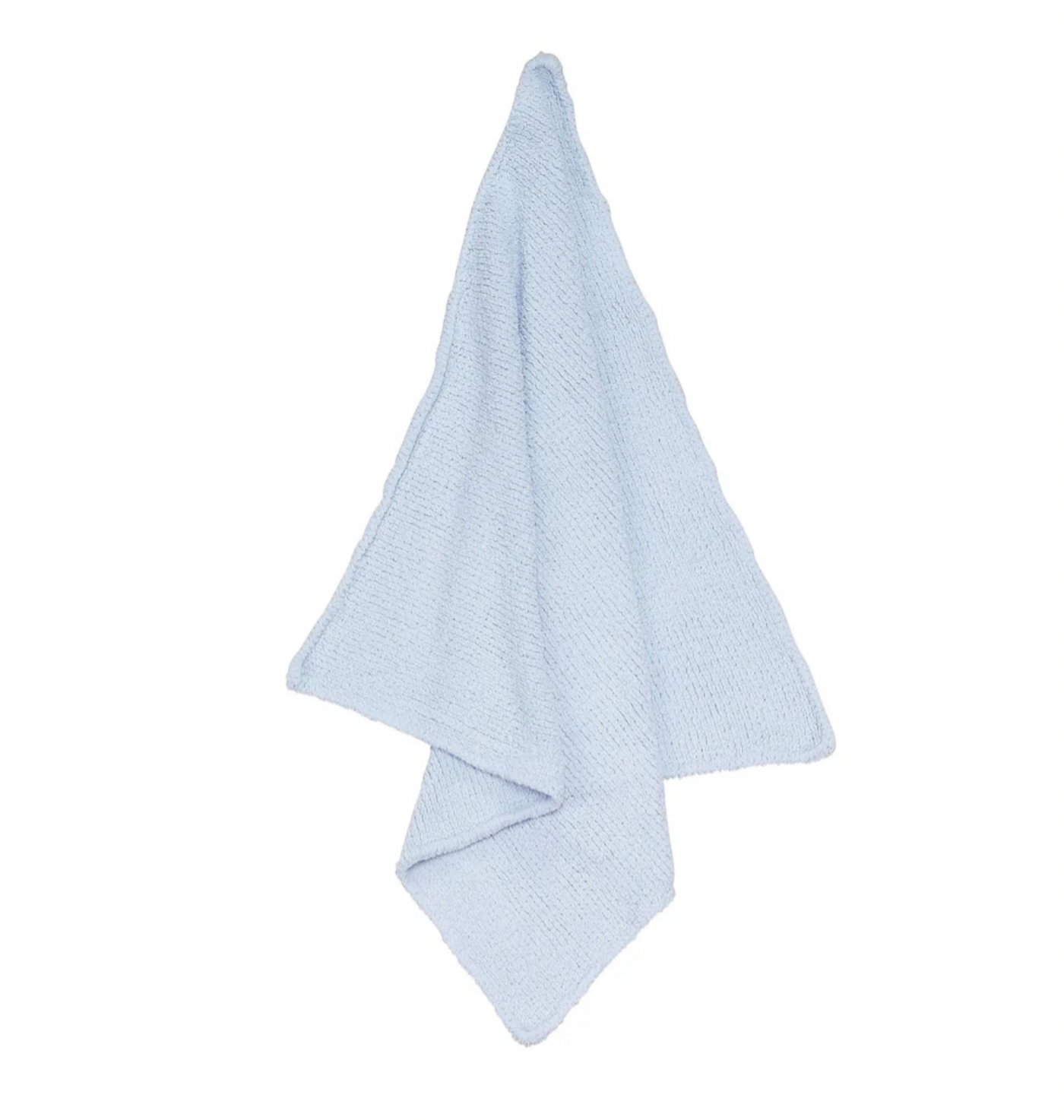 Angel Dear Chenille Blanket- Light Blue