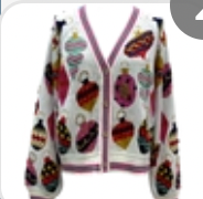 Queen of Sparkles Beige Multi Ornament Cardigan