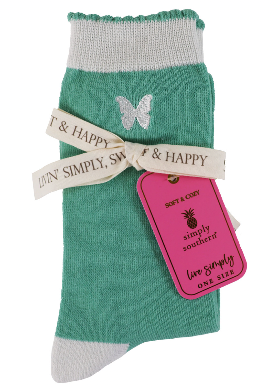 Simply Southern Green Socks