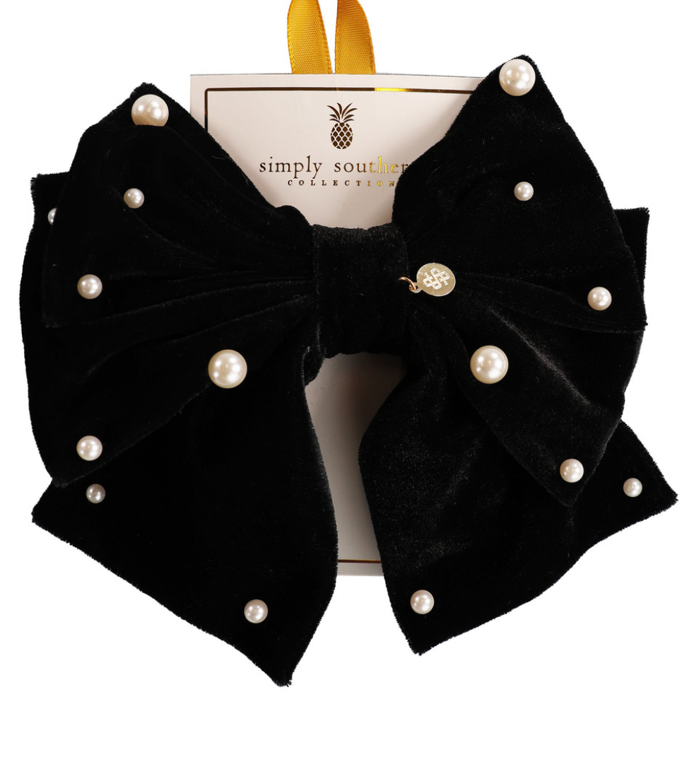 Simply Southern Black Pearl Bow