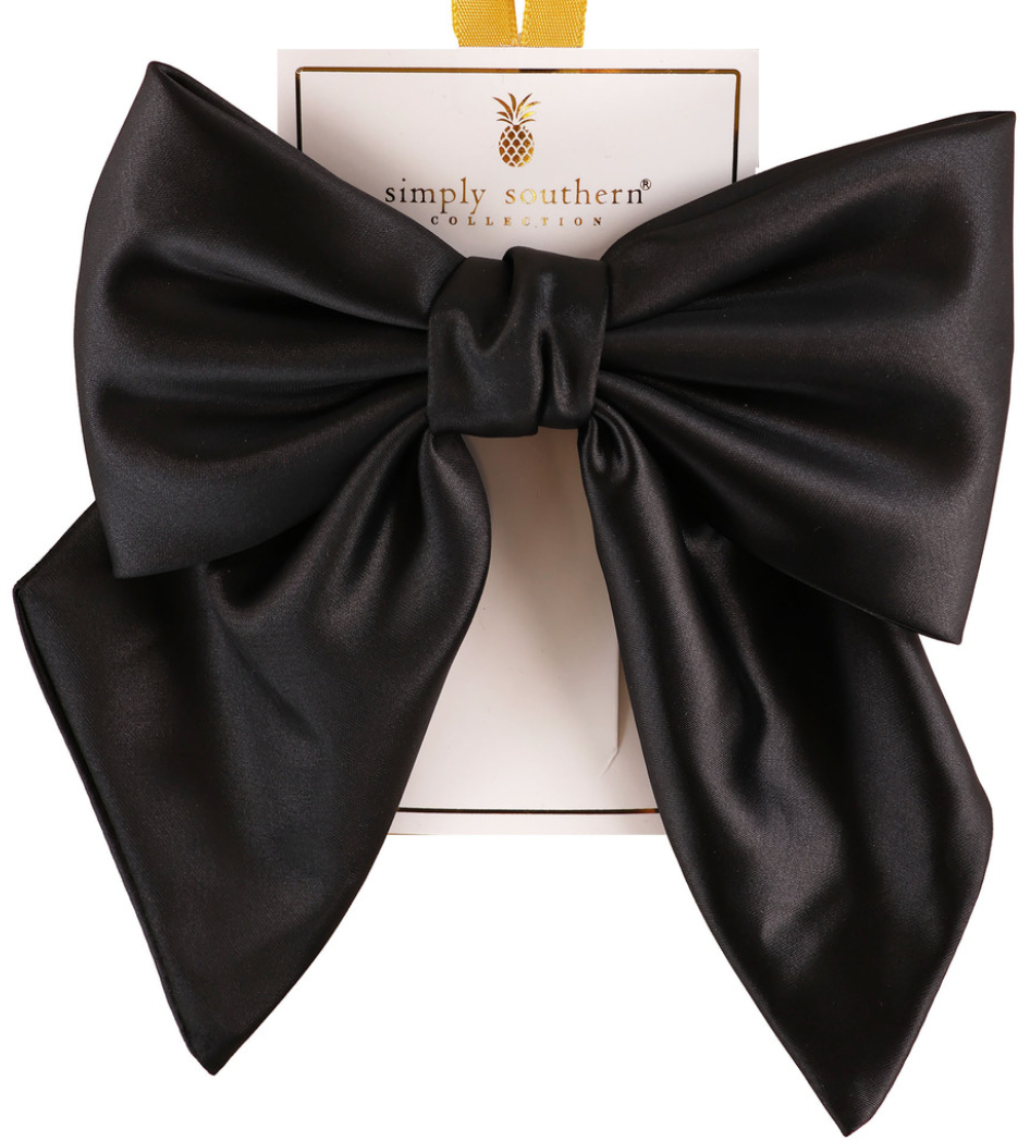 Simply Southern Soft Black Bow