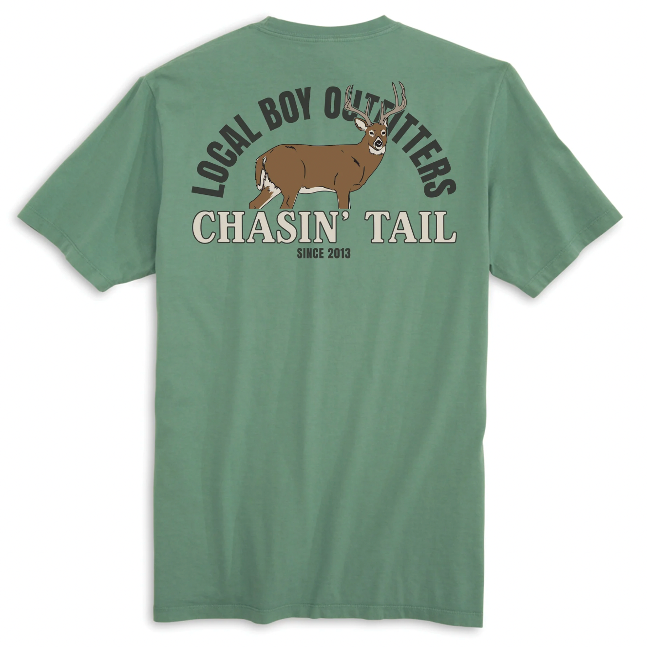 Local Boy Chasin' Tail Tee in Light Green