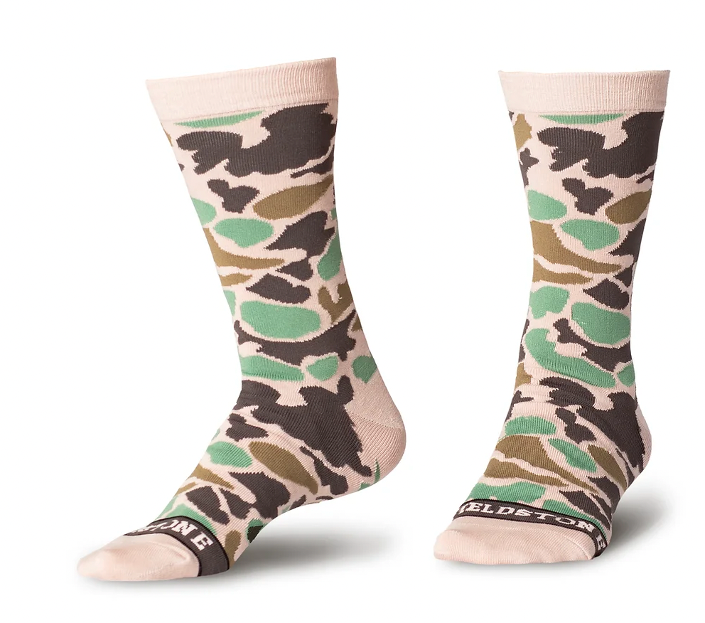 Fieldstone Camo Logo Icon Socks