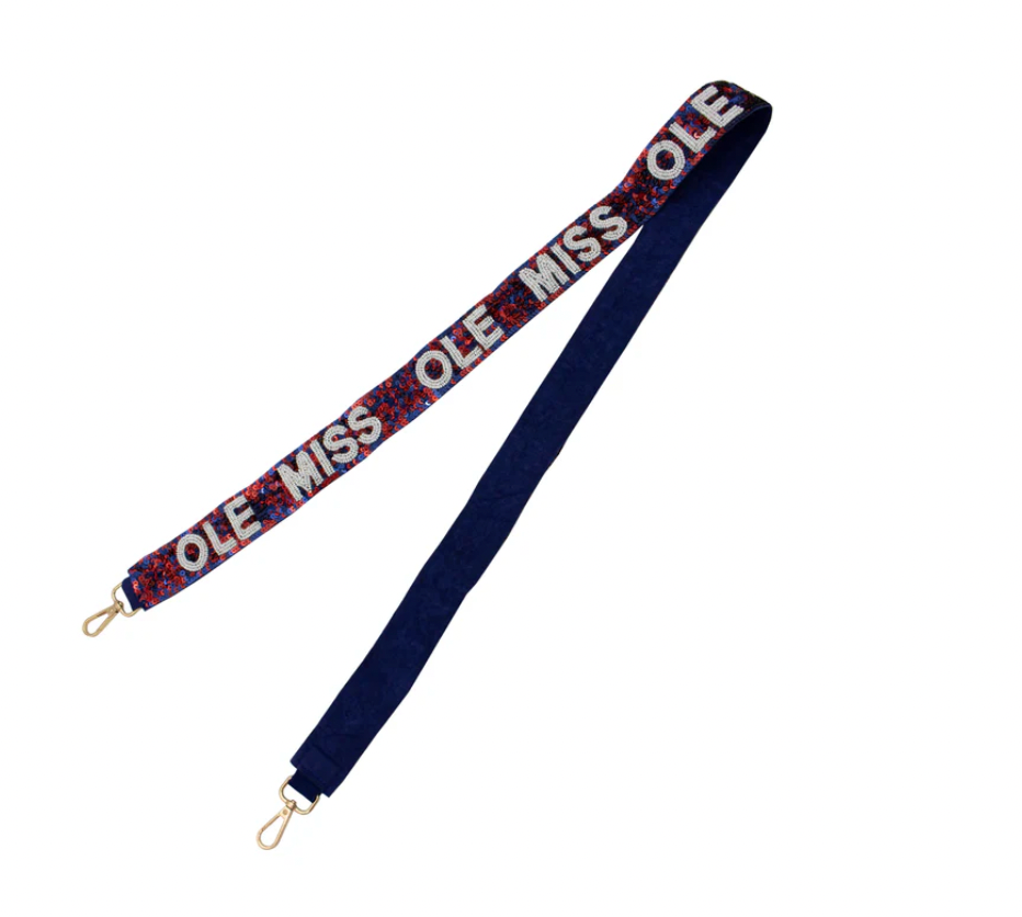 Sequin Gameday Strap - Ole Miss