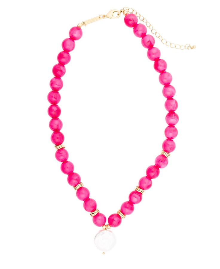 Michelle McDowell Summerlin Necklace in Hot Pink