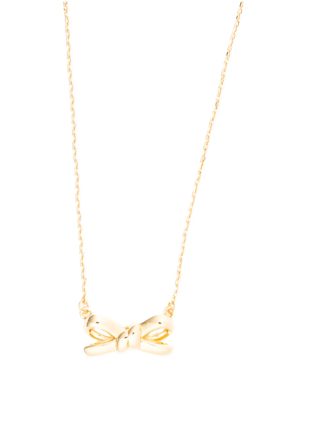 Michelle McDowell Luxe Bow Necklace in Gold