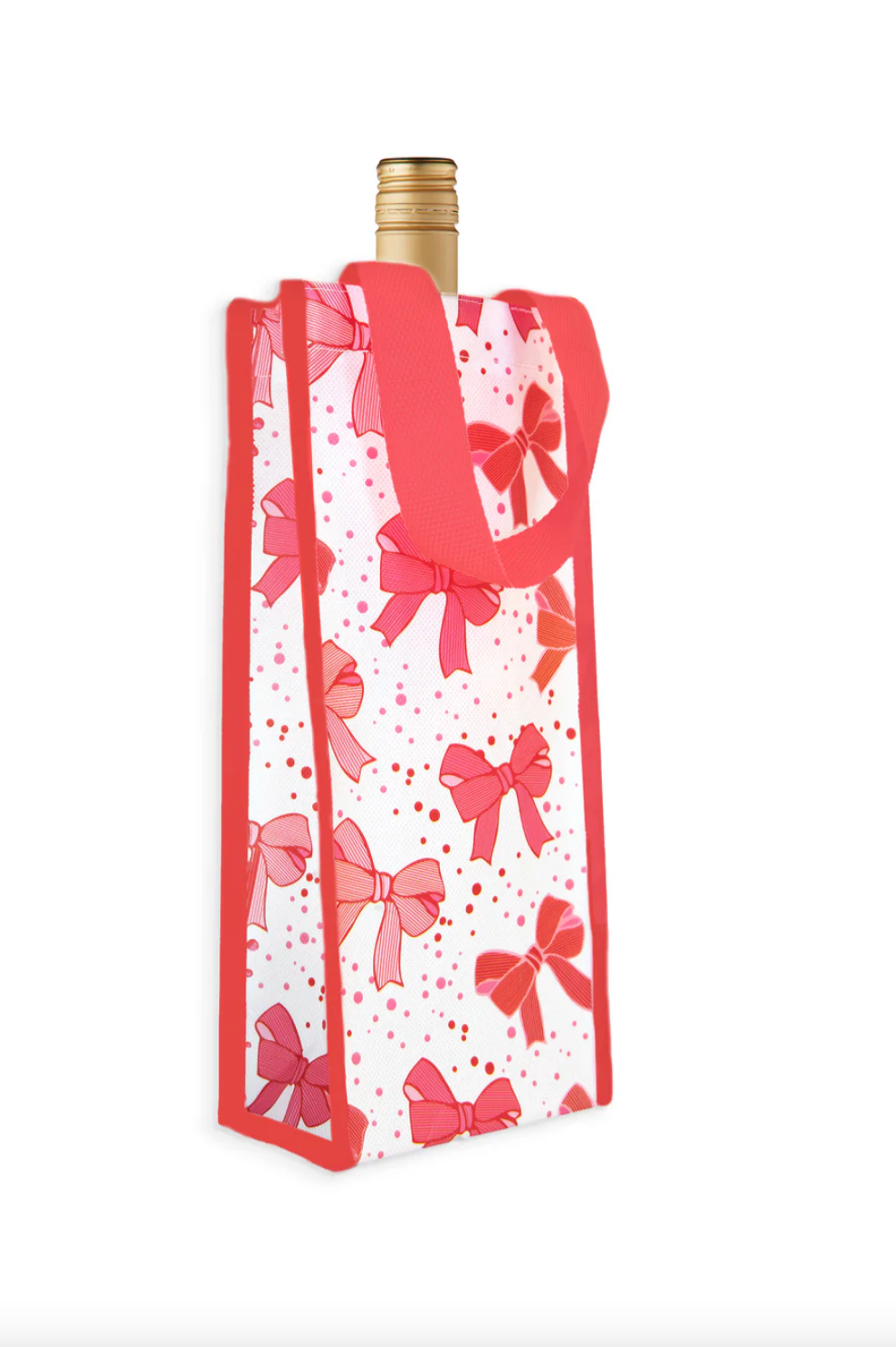 Mary Square Bows Wine Bag