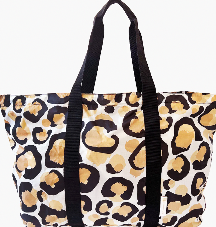 Emily McCarthy Travel Tote in Classic Spot Cheetah