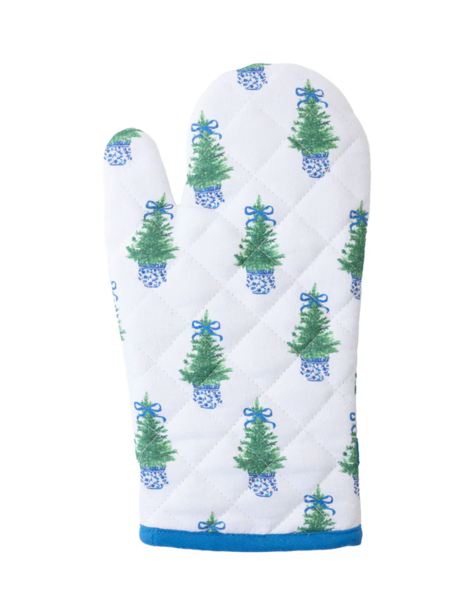 Mary Square Oven Mitt- Fancy & Festive Tree