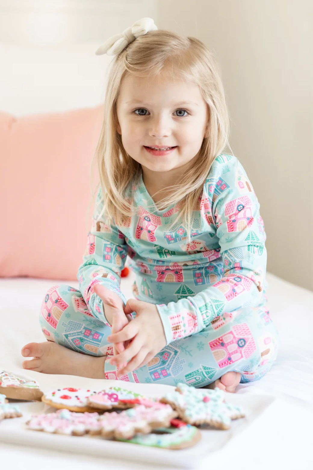 Mary Square Toddler PJ Set in Home Sweet Home