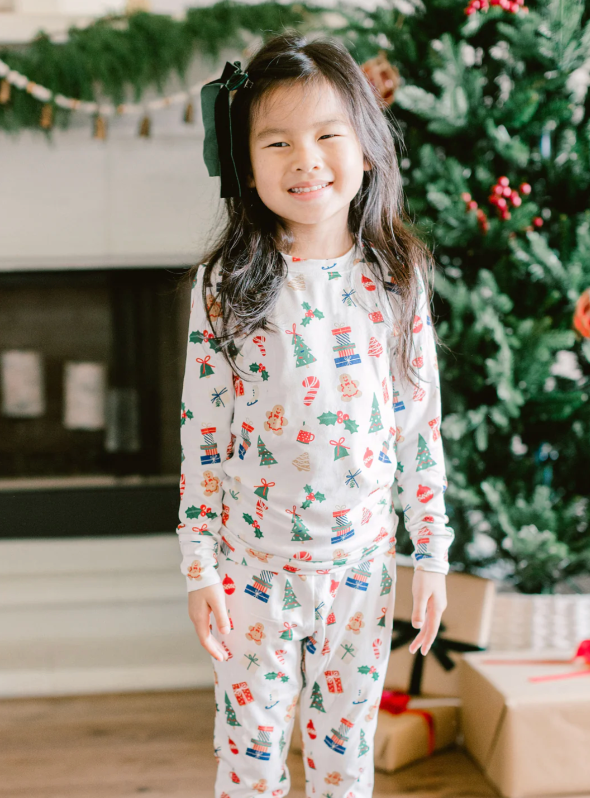 Mary Square Toddler PJ Set in Christmas Morning