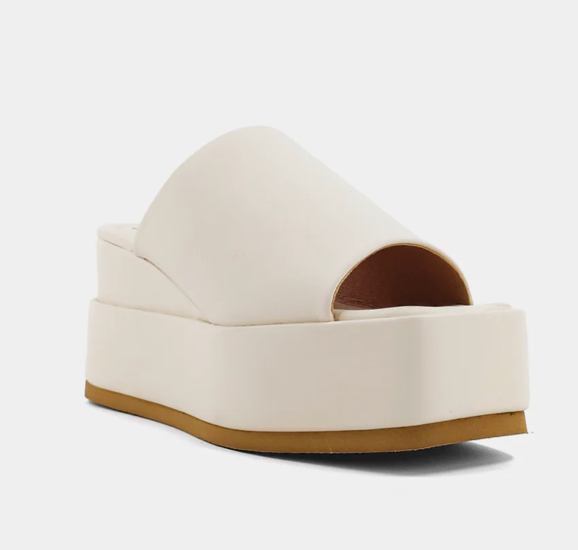 ShuShop Karlie Wedge in Bone