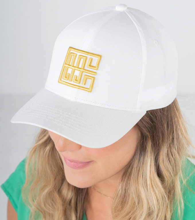 Emily McCarthy White Logo Hat