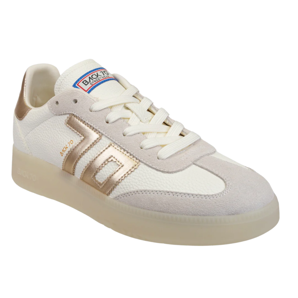 Back70 Streetwear Boston 2502 Sneaker in Metallic Gold