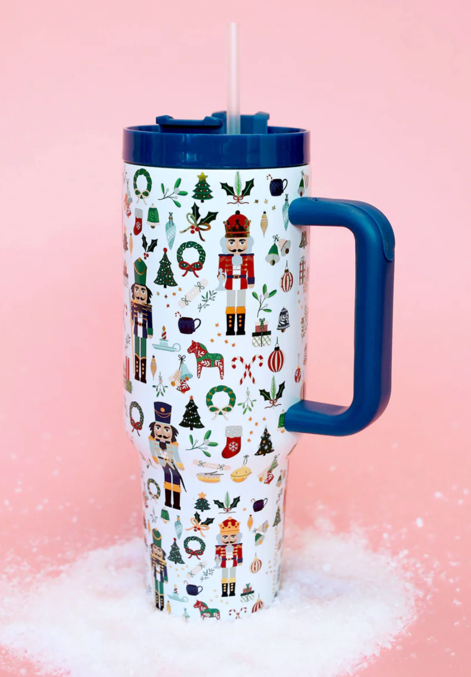 Mary Square 40 oz Tumbler - Nutcracker