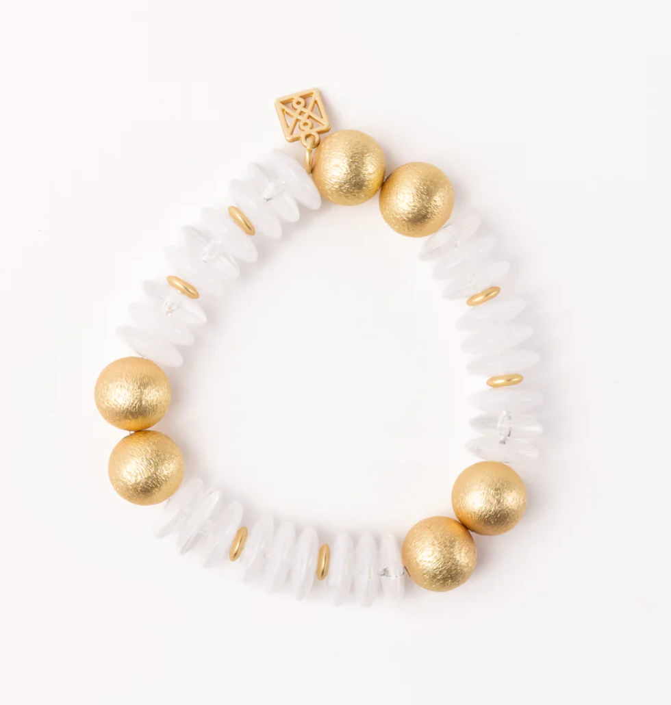 Michelle McDowell James Bracelet- White