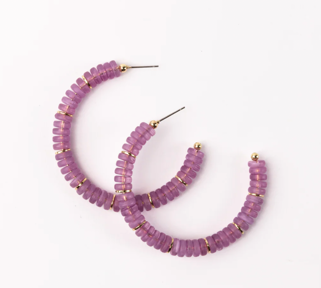 Michelle McDowell Olivia Earrings- Orchid