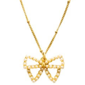 Lauren Kenzie Kate Bow Necklace