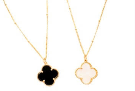 Lauren Kenzie Cleo Clover Necklace