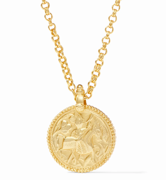 Julie Vos Coin Pendant Necklace