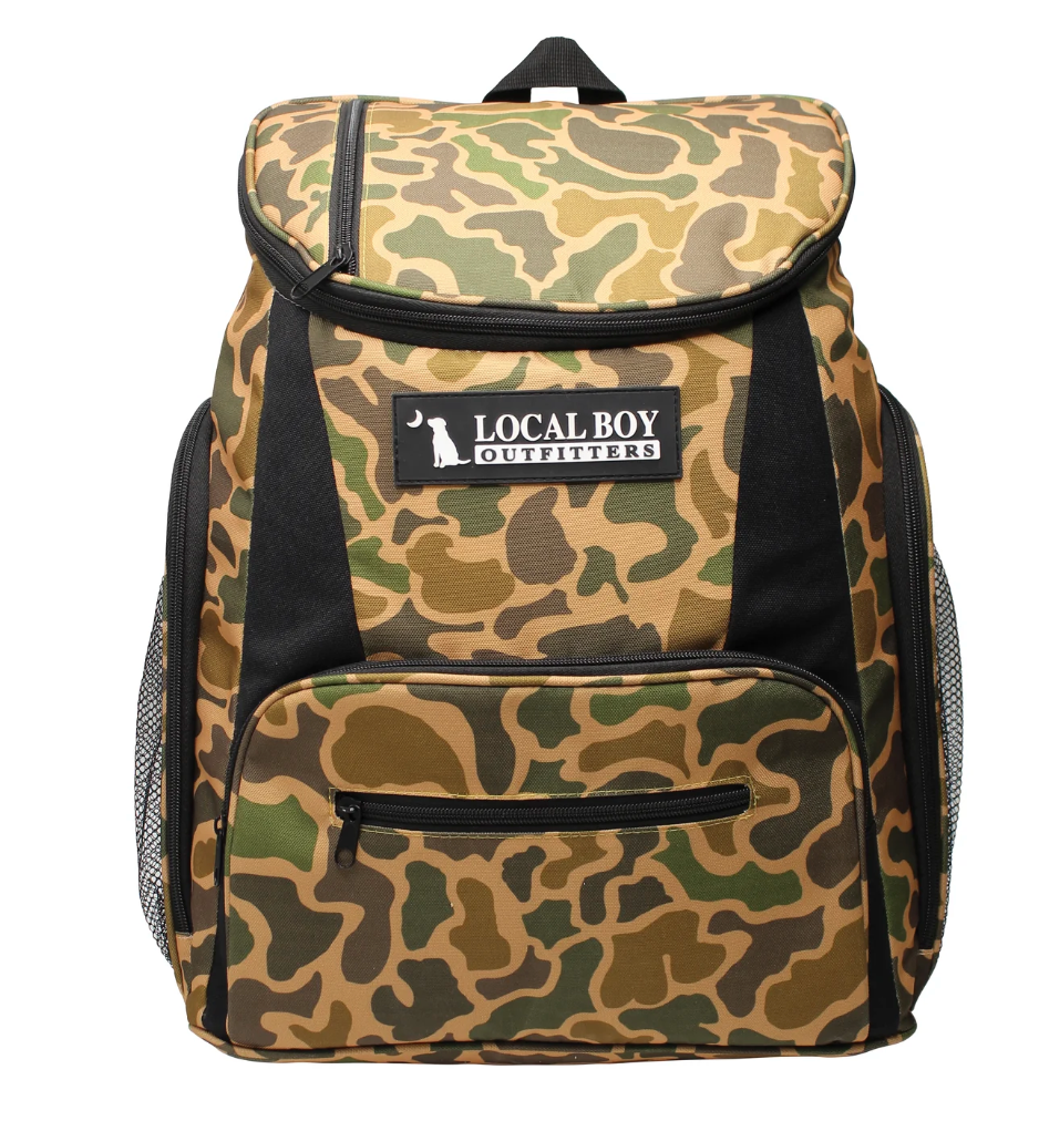 Local Boy Cooler Bag in Old School Camo