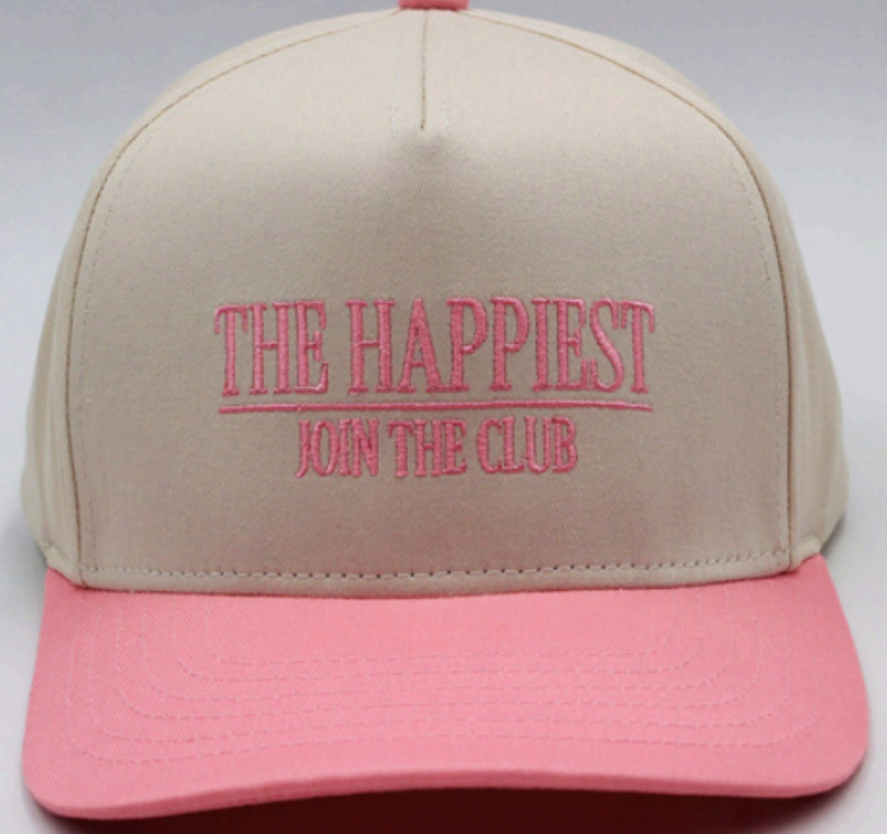 The Happiest Join The Club Hat in Pink