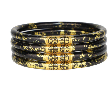 BuDhaGirl KOI Noir All Weather Bangles® (AWB®) - Set of 4