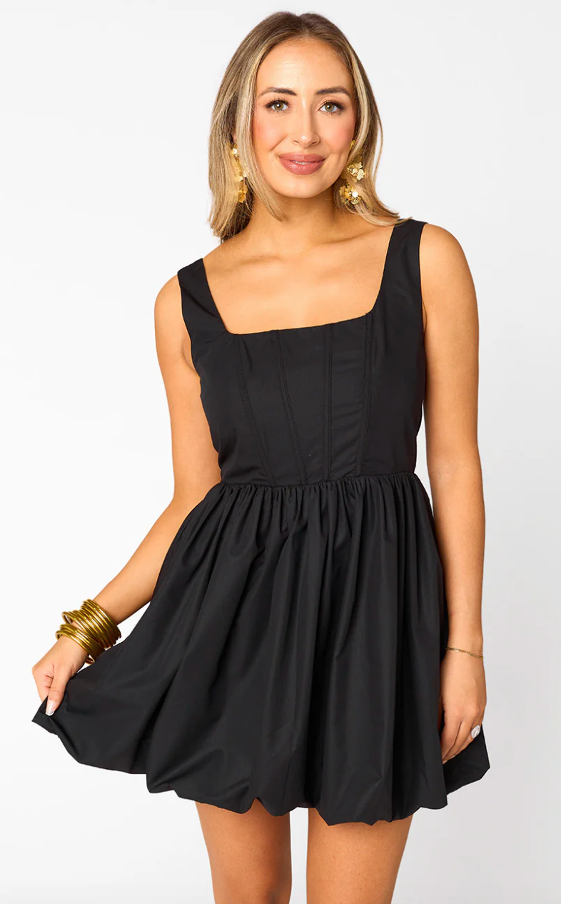 BuddyLove Heidi Mini Dress - Black