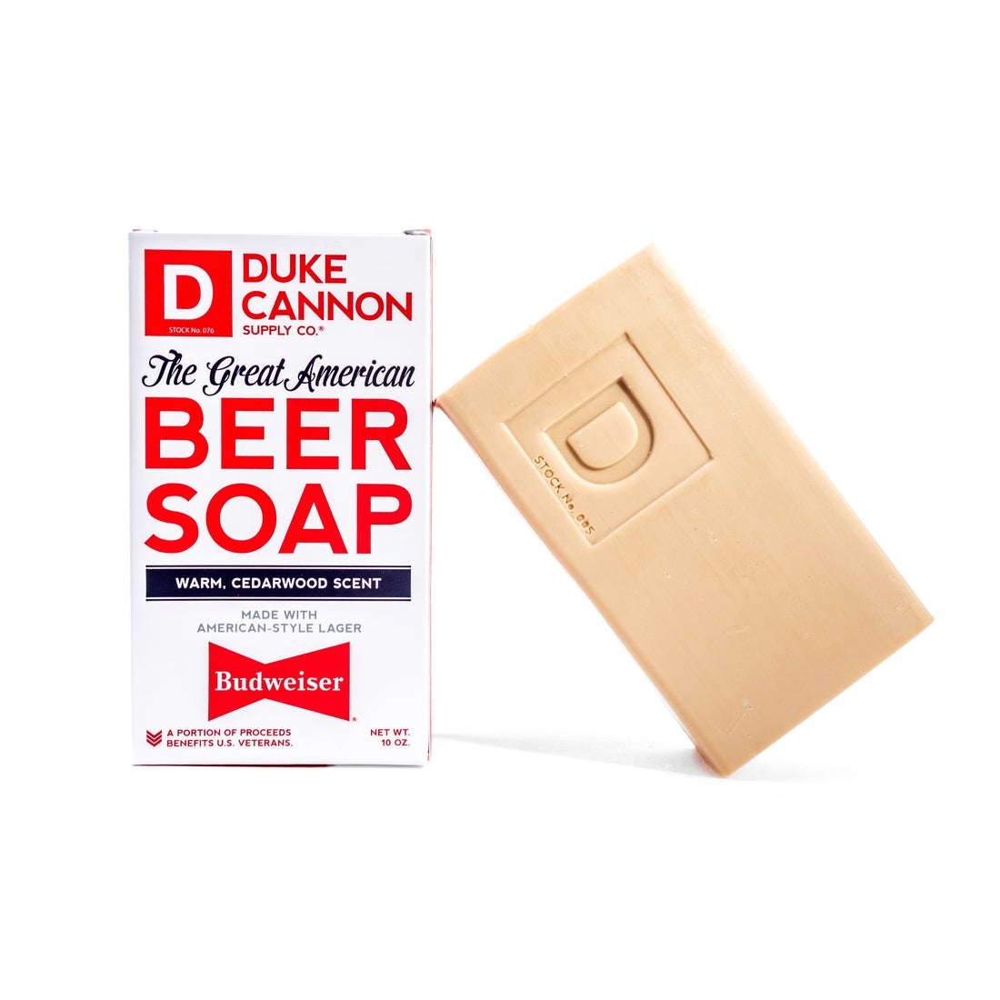 Duke Cannon Great American Budweiser Beer Soap