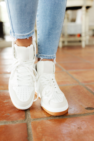 ShuShop Rebecca Bone High Top Sneaker