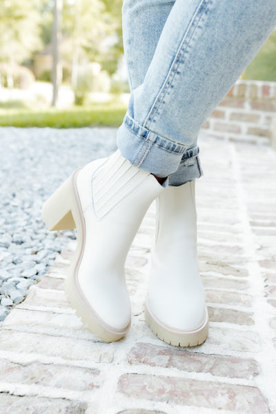 Dolce Vita Caster H2O Booties in Ivory