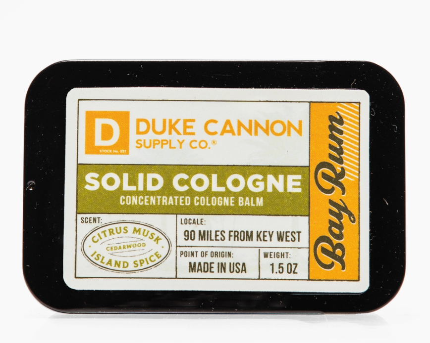 Duke Cannon Solid Cologne- Bay Rum