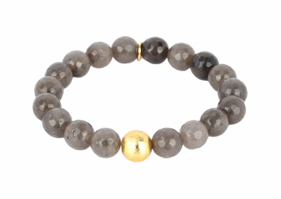 BuDhaGirl Graphite Bianca Bracelet