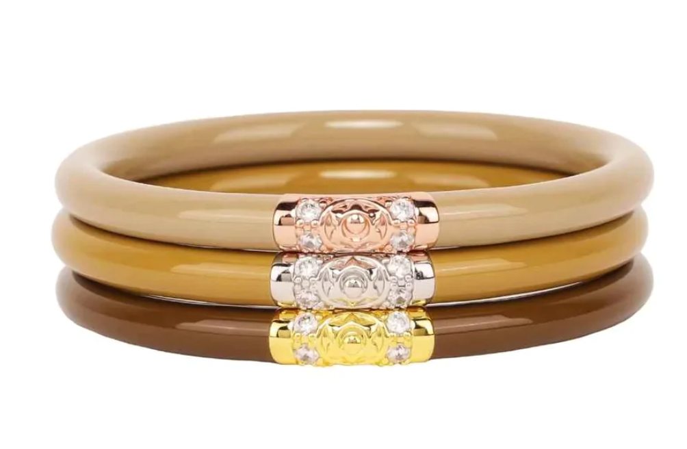 BudhaGirl Three Kings All Weather Bangles Set of 3 - Oro