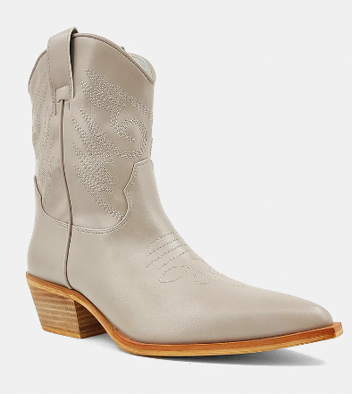 ShuShop Zahara Taupe Cowgirl Boot