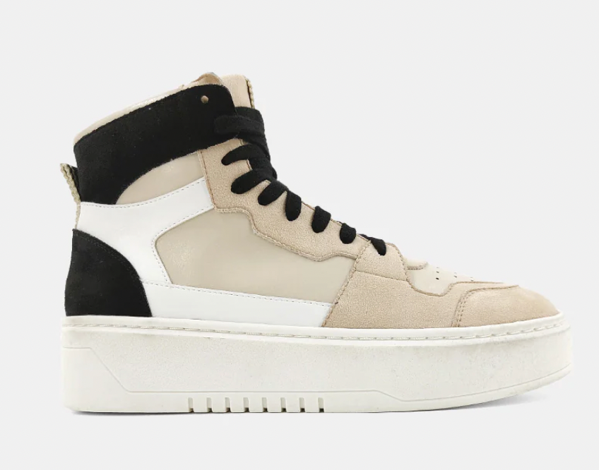 ShuShop Sinead High Top Sneakers in Black