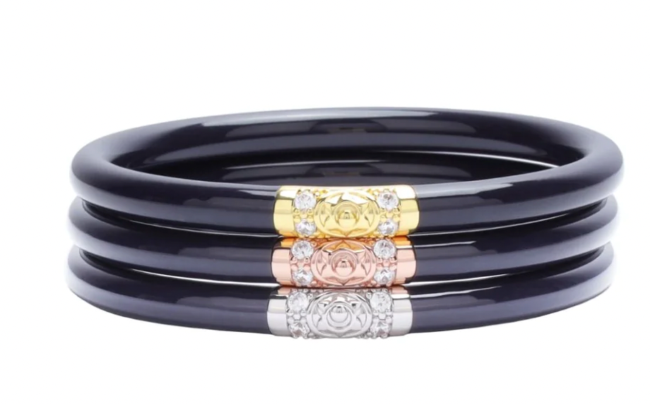 BuDhaGirl Three Kings All Weather Bangles - Navy