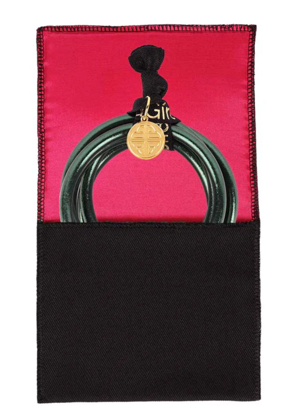 BuDhaGirl Black Silk Pouch - Small