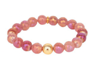 BuDhaGirl Mélange Beaded Bracelet - Strawberry