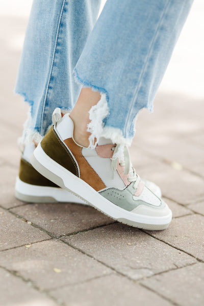 ShuShop Romi Green Mix Sneaker