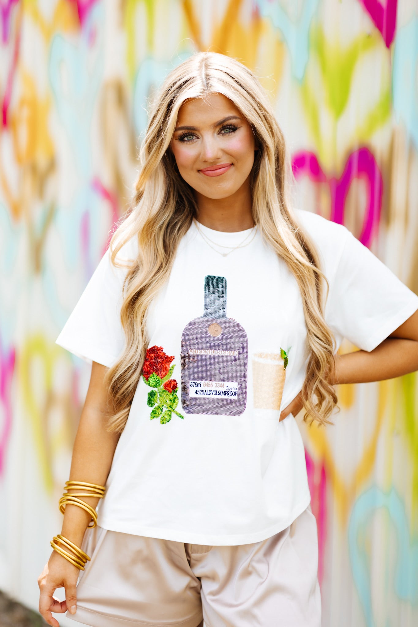 Queen of Sparkles Mint Julep Tee