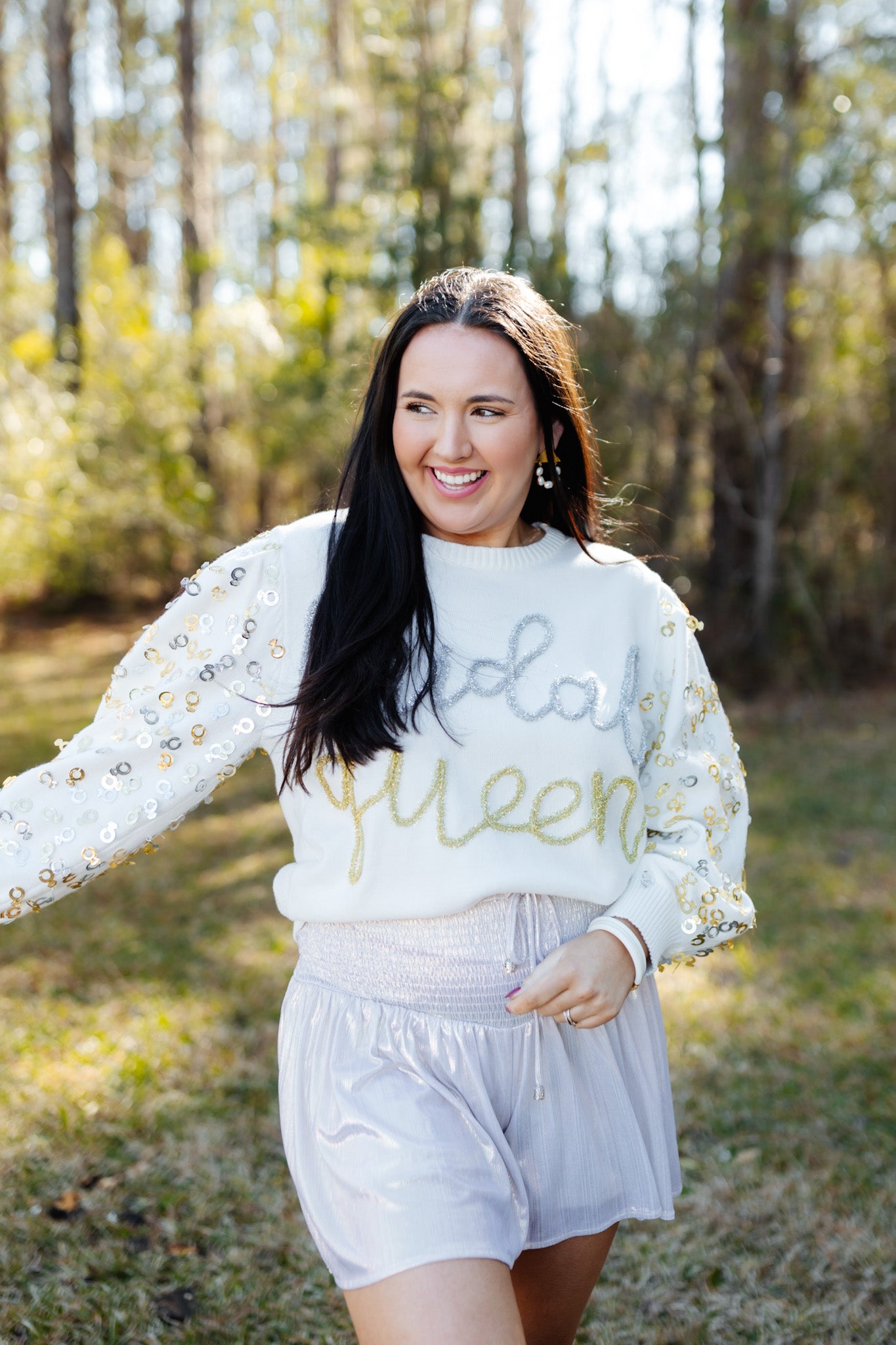 Queen Of Sparkles Bridal Queen Sweater