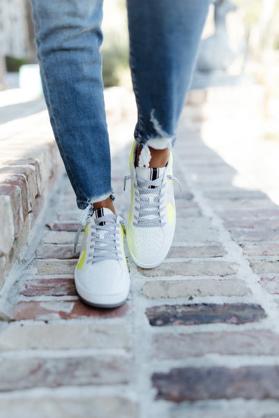 ShuShop Neon Yellow Paz Sneaker