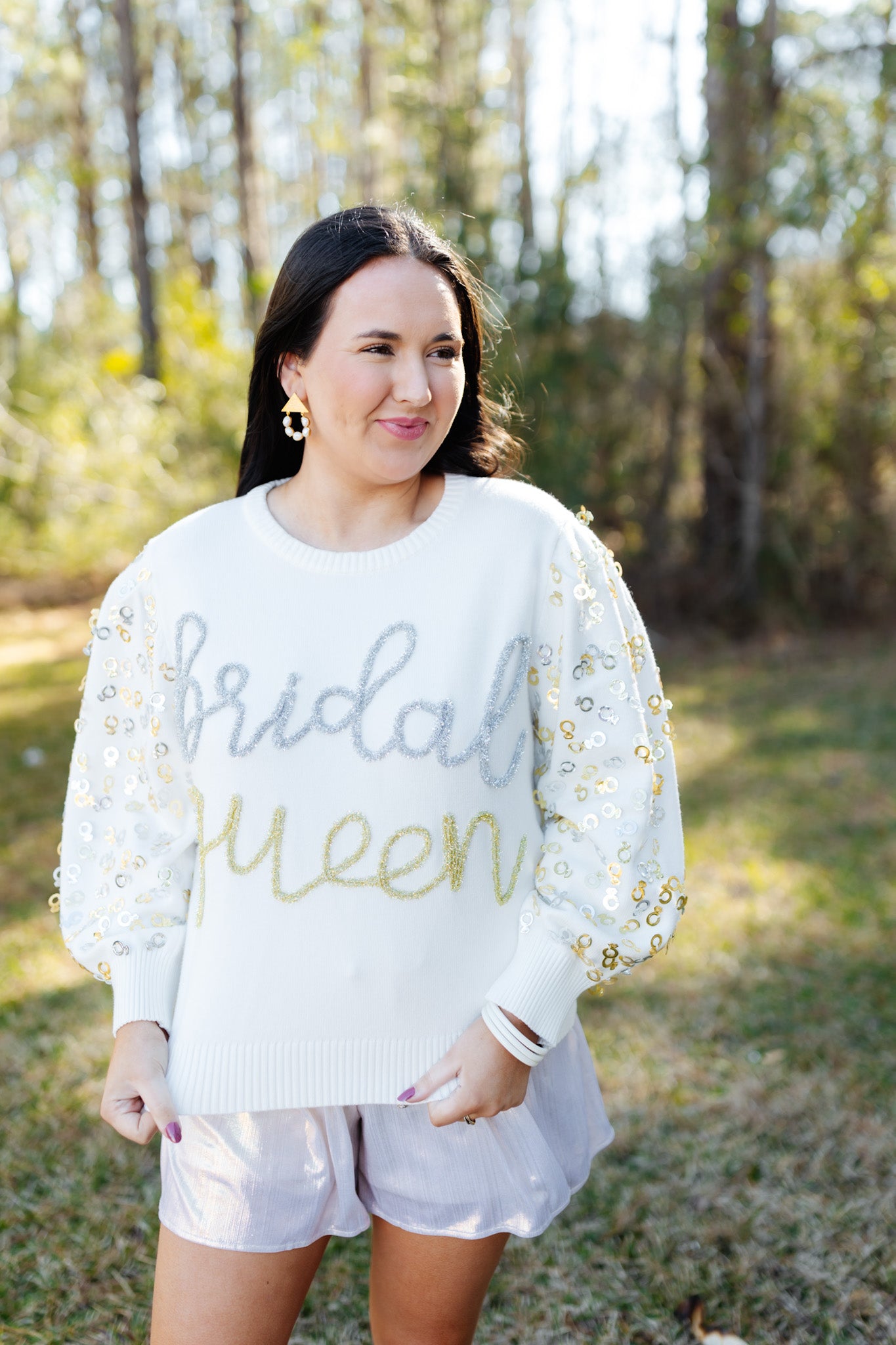 Queen Of Sparkles Bridal Queen Sweater