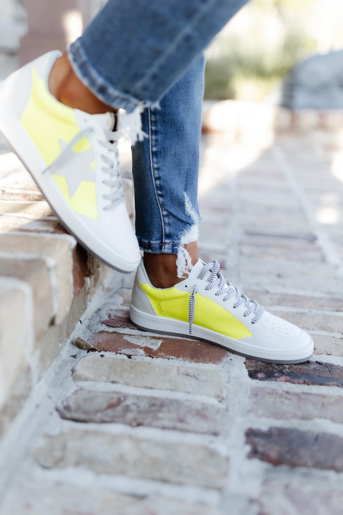 ShuShop Neon Yellow Paz Sneaker